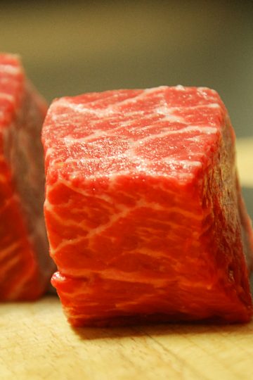 Wagyu-Filet als Beispiel für Garzeiten im Kombidämpfer, Restaurant Artischocke Wilhelmshaven